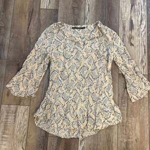 ViX Paula Hermanny Snake Print Tunic Top - Size M